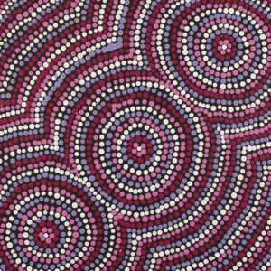 Pamapardu Jukurrpa (Flying Ant Dreaming)  - Warntungurru by Soraya Napangardi Brown