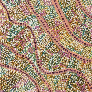 Pikilyi Jukurrpa (Vaughan Springs Dreaming) by Lara Nakamarra Dickson