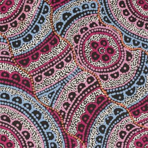 Ngalyipi Jukurrpa (Snakevine Dreaming) - Mina Mina by Kirsty Anne Napanangka Martin