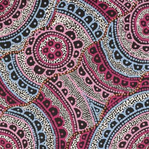 Ngalyipi Jukurrpa (Snakevine Dreaming) - Mina Mina by Kirsty Anne Napanangka Martin