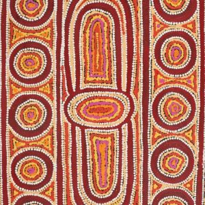 Ngalyipi Jukurrpa (Snakevine Dreaming) - Mina Mina by Hamish Japanangka Martin