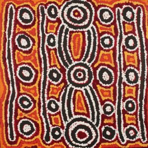 Ngalyipi Jukurrpa (Snakevine Dreaming) - Mina Mina by Hamish Japanangka Martin