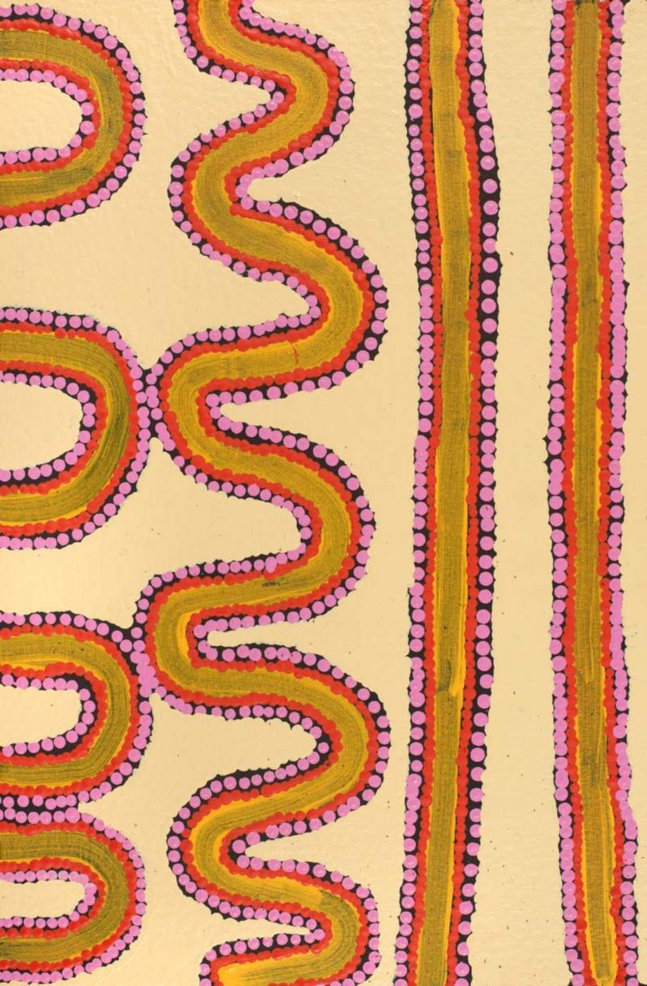 Mina Mina Jukurrpa (Mina Mina Dreaming) by Sheila Nungarrayi Sims