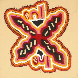 Mina Mina Jukurrpa (Mina Mina Dreaming) by Sheila Nungarrayi Sims