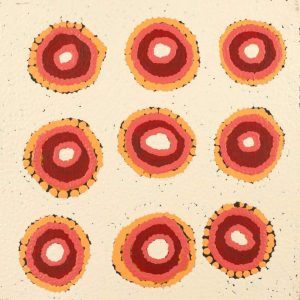 Warna Jukurrpa (Snake Dreaming) by Roschelle Nampijinpa Major