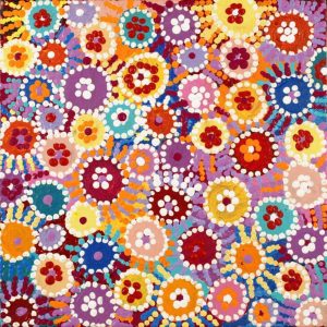 Jintiparnta Jukurrpa (Desert Truffle Dreaming) - Mina Mina by Tina Napangardi Martin