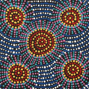 Jintiparnta Jukurrpa (Desert Truffle Dreaming) - Mina Mina by Tina Napangardi Martin