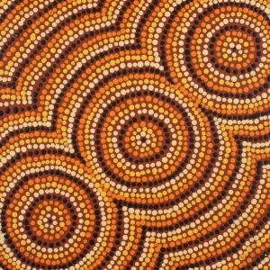 Pamapardu Jukurrpa (Flying Ant Dreaming)  - Warntungurru by Soraya Napangardi Brown