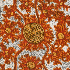 Watiya-warnu Jukurrpa (Seed Dreaming) by Tanya Nungarrayi Collins