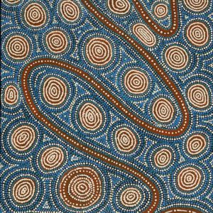 Warna Jukurrpa (Snake Dreaming) by Steven Jakamarra Oldfield