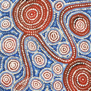 Warna Jukurrpa (Snake Dreaming) by Steven Jakamarra Oldfield