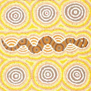 Warna Jukurrpa (Snake Dreaming) by Patricia Nakamarra Oldfield