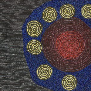 Napaljarri-warnu Jukurrpa (Seven Sisters Dreaming) by Valma Nakamarra White