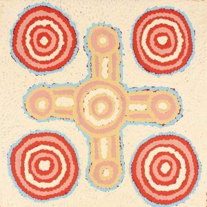 Warna Jukurrpa (Snake Dreaming) by Roschelle Nampijinpa Major