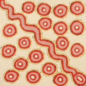 Warna Jukurrpa (Snake Dreaming) by Roschelle Nampijinpa Major