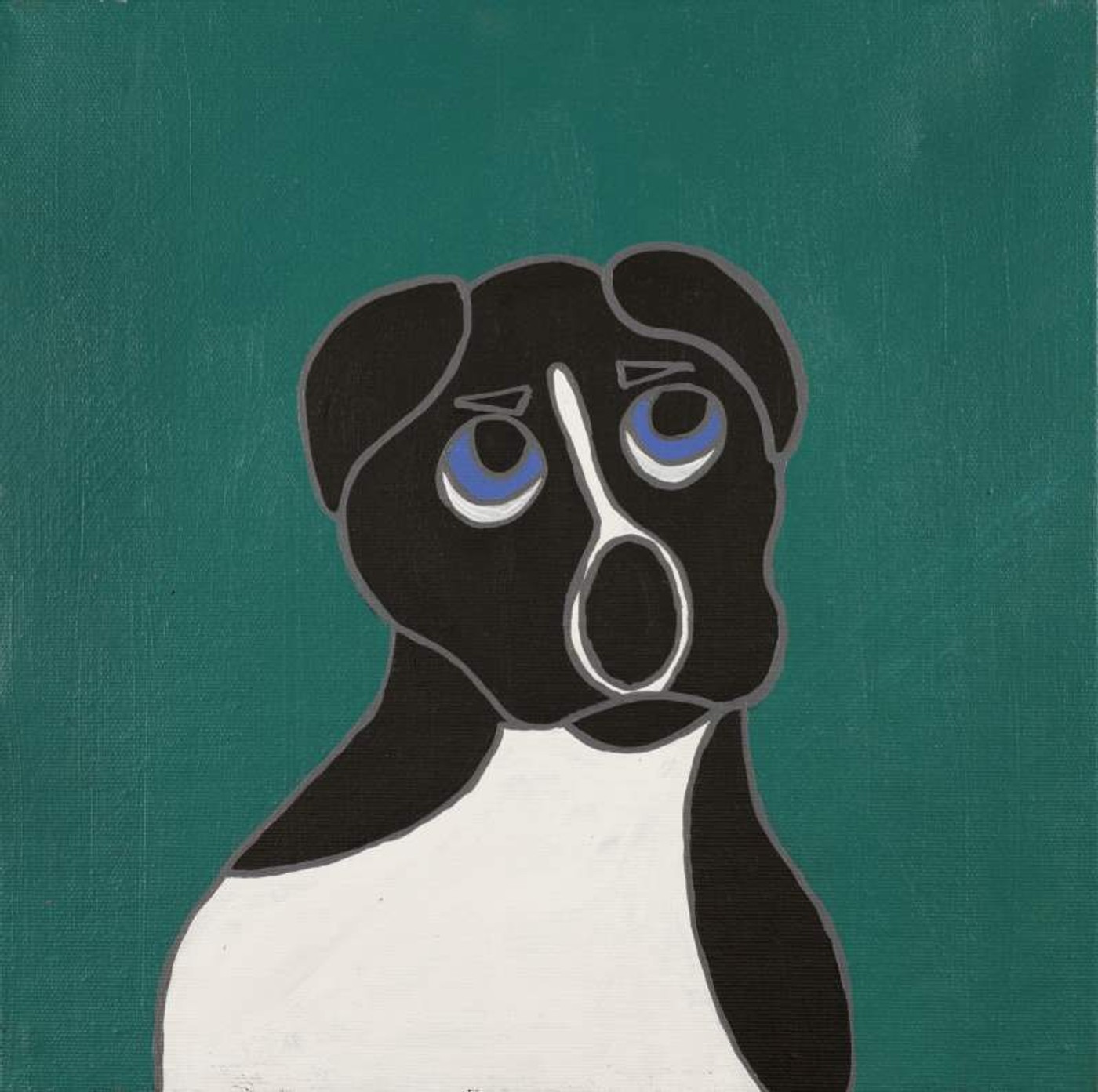 Jarntu kuja kalu nyinami Yurntumu-rla (Dogs that live in Yuendumu) by Senita Napangardi Granites