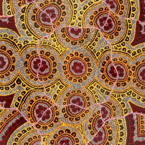 Ngalyipi Jukurrpa (Snakevine Dreaming) - Mina Mina by Kirsty Anne Napanangka Martin