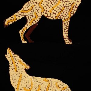 Rambo the dingo by Warlukurlangu Artists