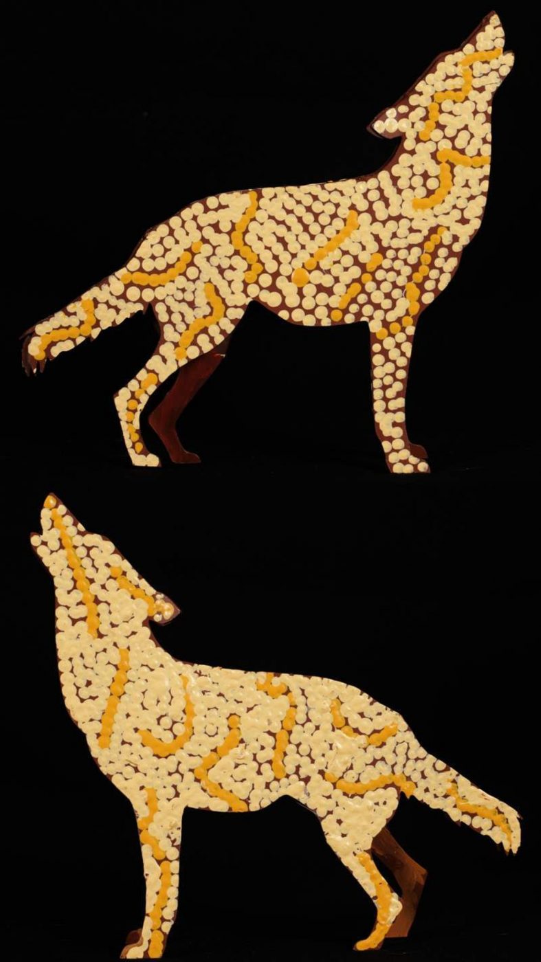 Rambo the dingo by Warlukurlangu Artists