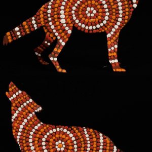 Rambo the dingo by Warlukurlangu Artists