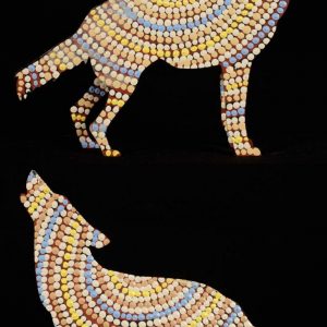 Rambo the dingo by Warlukurlangu Artists