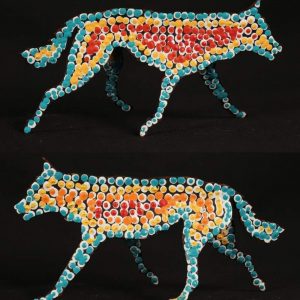 Danny the dingo by Warlukurlangu Artists