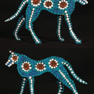 Ben the dingo by Warlukurlangu Artists