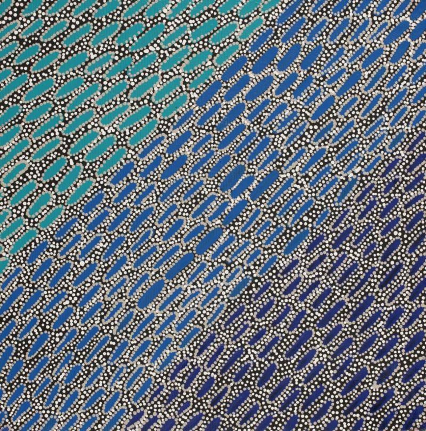 Ngapa Jukurrpa (Water Dreaming) - Puyurru by Shekina Nangala Sampson