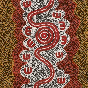 Janganpa Jukurrpa (Brush-tail Possum Dreaming)-  Mawurrji by Ritasha Nampijinpa Martin