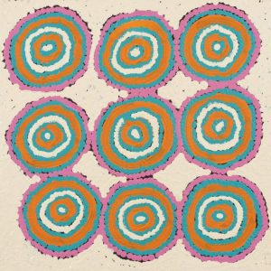 Warna Jukurrpa (Snake Dreaming) by Roschelle Nampijinpa Major
