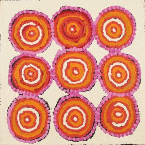 Warna Jukurrpa (Snake Dreaming) by Roschelle Nampijinpa Major