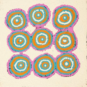 Warna Jukurrpa (Snake Dreaming) by Roschelle Nampijinpa Major