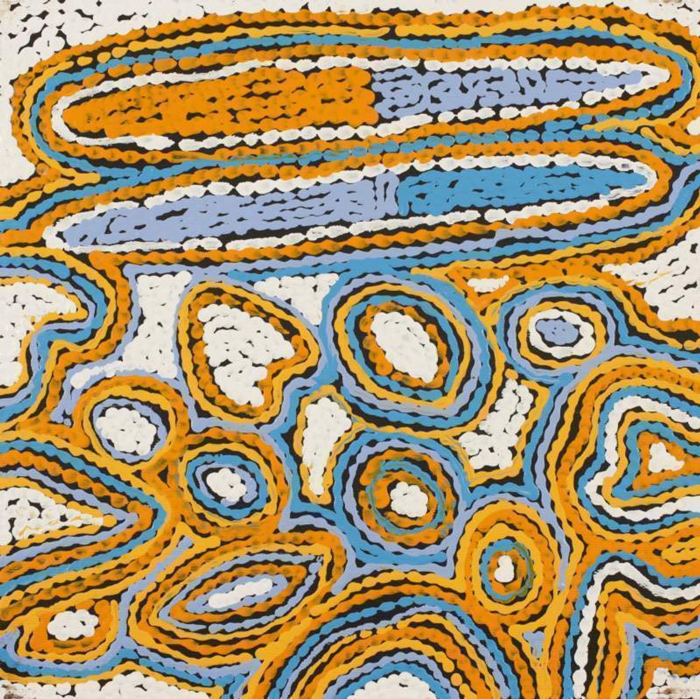 Mina Mina Jukurrpa (Mina Mina Dreaming) by Sarah Napaljarri Sims