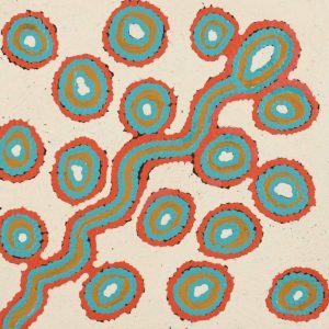 Warna Jukurrpa (Snake Dreaming) by Cecilia Nungarrayi Sims