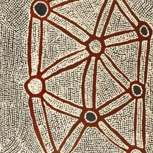 Ngapa Jukurrpa (Water Dreaming)  -  Puyurru by Shane Jampijinpa Brown