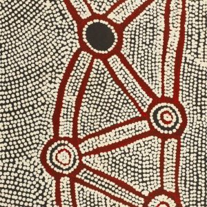 Ngapa Jukurrpa (Water Dreaming)  -  Puyurru by Shane Jampijinpa Brown