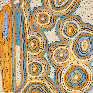 Mina Mina Jukurrpa (Mina Mina Dreaming) by Sarah Napaljarri Sims