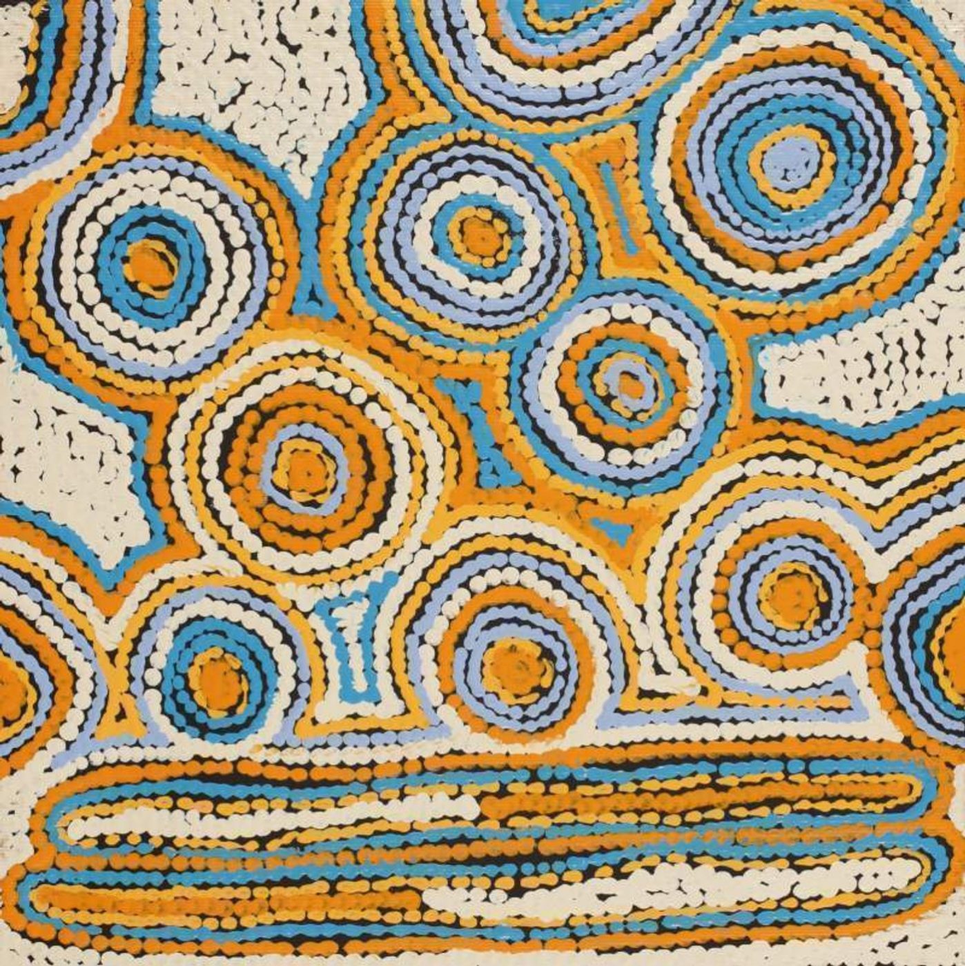 Mina Mina Jukurrpa (Mina Mina Dreaming) by Sarah Napaljarri Sims