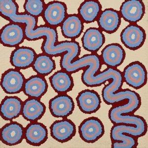 Warna Jukurrpa (Snake Dreaming) by Roschelle Nampijinpa Major
