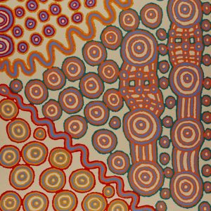 Mina Mina Jukurrpa (Mina Mina Dreaming) by Sheila Nungarrayi Sims