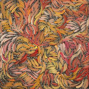 Purrpalanji (Skinny Bush Banana) Jukurrpa by Nola Napangardi Fisher