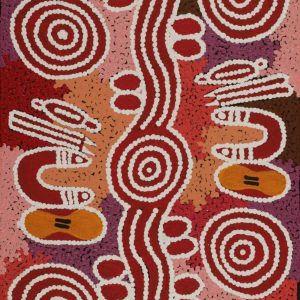 Wati-jarra Jukurrpa (Two Men Dreaming) by Lynette Nampijinpa Granites