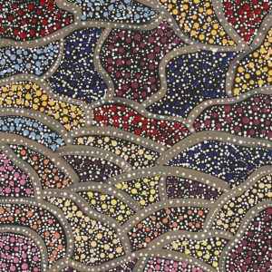 Pikilyi Jukurrpa (Vaughan Springs Dreaming) by Lara Nakamarra Dickson