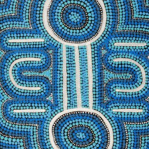 Ngapa Jukurrpa (Water Dreaming) - Puyurru by Shekina Nangala Sampson