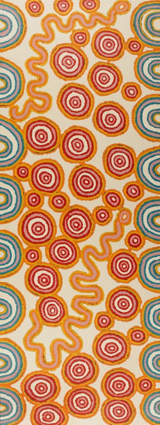 Warna Jukurrpa (Snake Dreaming) by Roschelle Nampijinpa Major