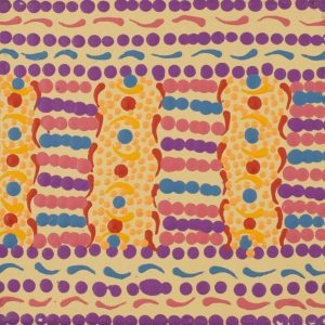Wanakiji Jukurrpa (Bush Tomato Dreaming) by Warlukurlangu Artists