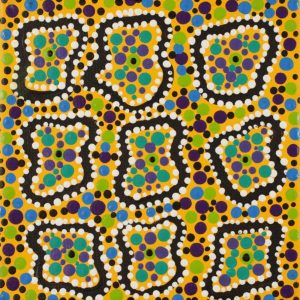 Wanakiji Jukurrpa (Bush Tomato Dreaming) by Warlukurlangu Artists