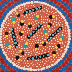 Wanakiji Jukurrpa (Bush Tomato Dreaming) by Warlukurlangu Artists