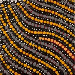 Wardapi Jukurrpa (Goanna Dreaming) - Yarripilangu by Warlukurlangu Artists
