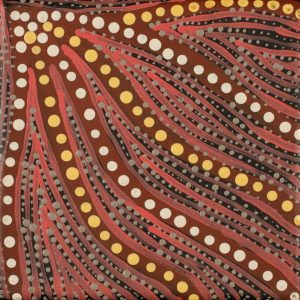 Wardapi Jukurrpa (Goanna Dreaming) - Yarripilangu by Warlukurlangu Artists